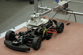Side view of an Ackermann Steer car